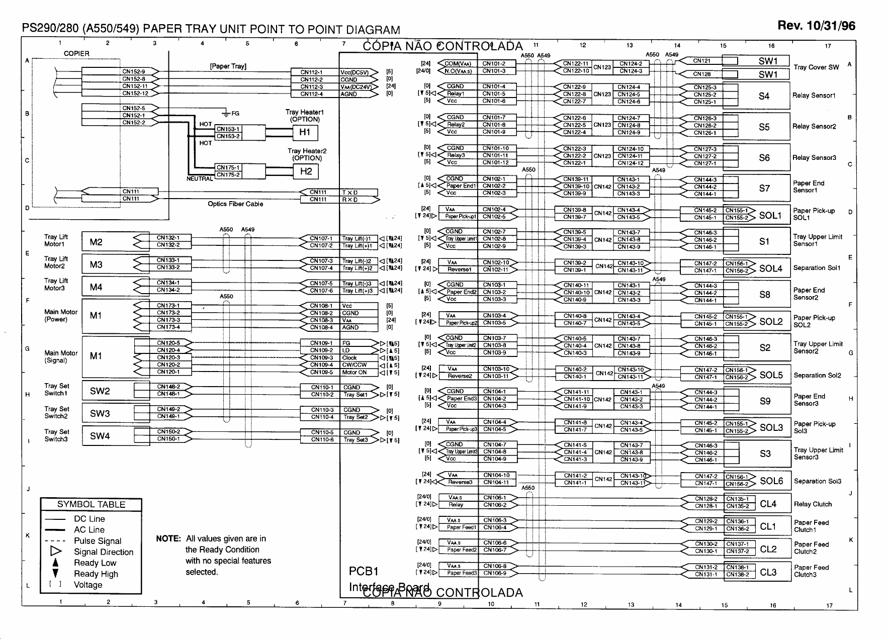 RICOH Aficio 2003 2103 2203 A166 A187 A189 Circuit Diagram-5